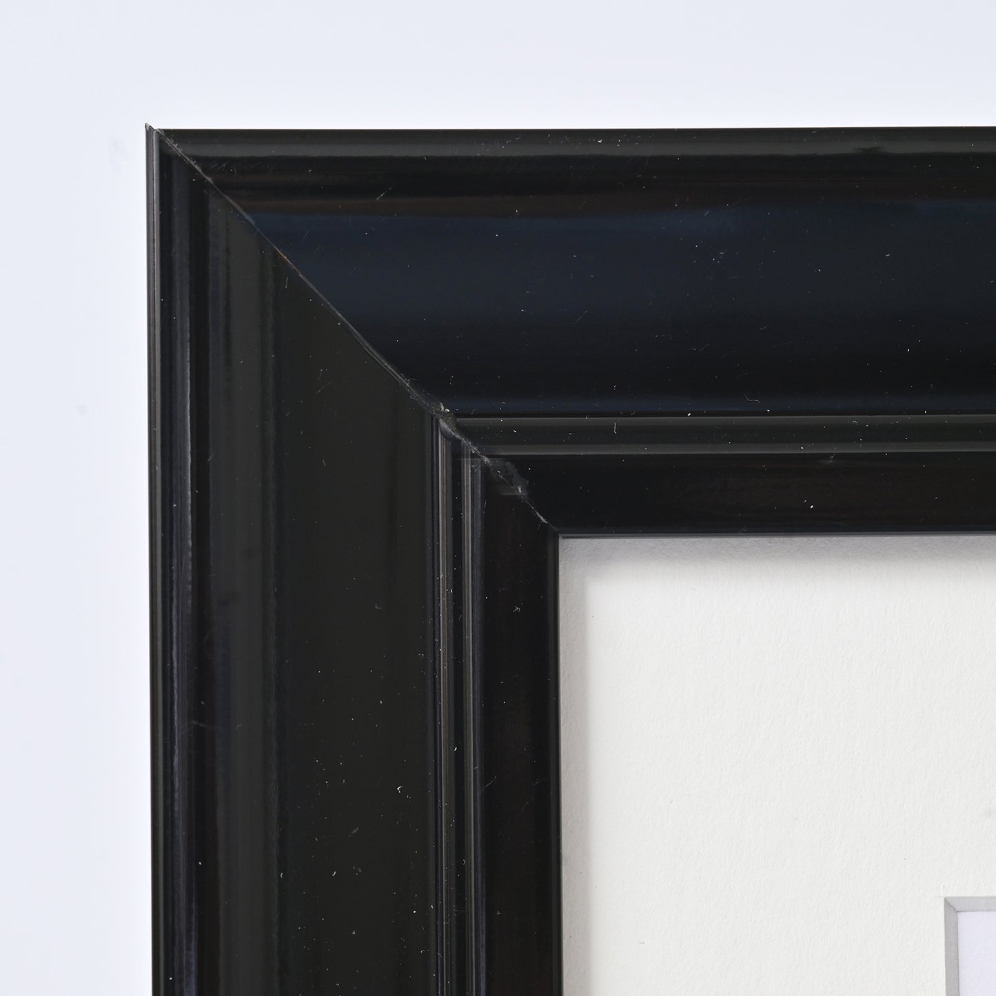 Black Stain With Lacquer Finish On Raised lip Profile