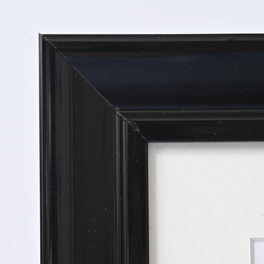 Black Stain With Lacquer Finish On Raised lip Profile