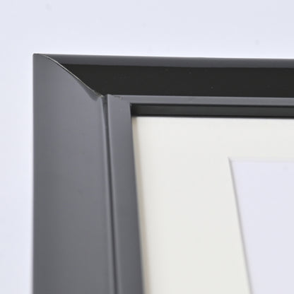 Black Stain With Lacquer Finish On Raised lip Profile