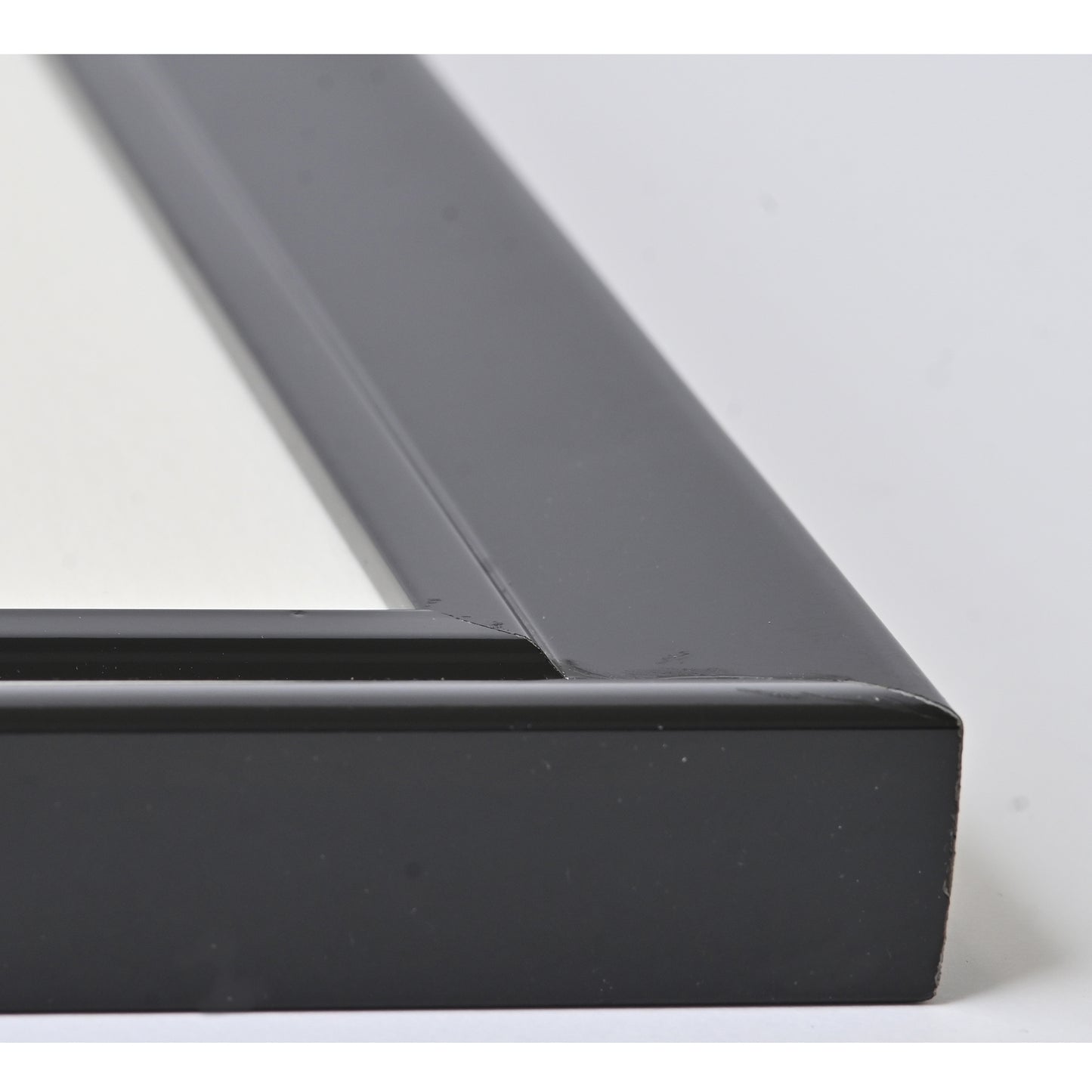 Black Stain With Lacquer Finish On Raised lip Profile