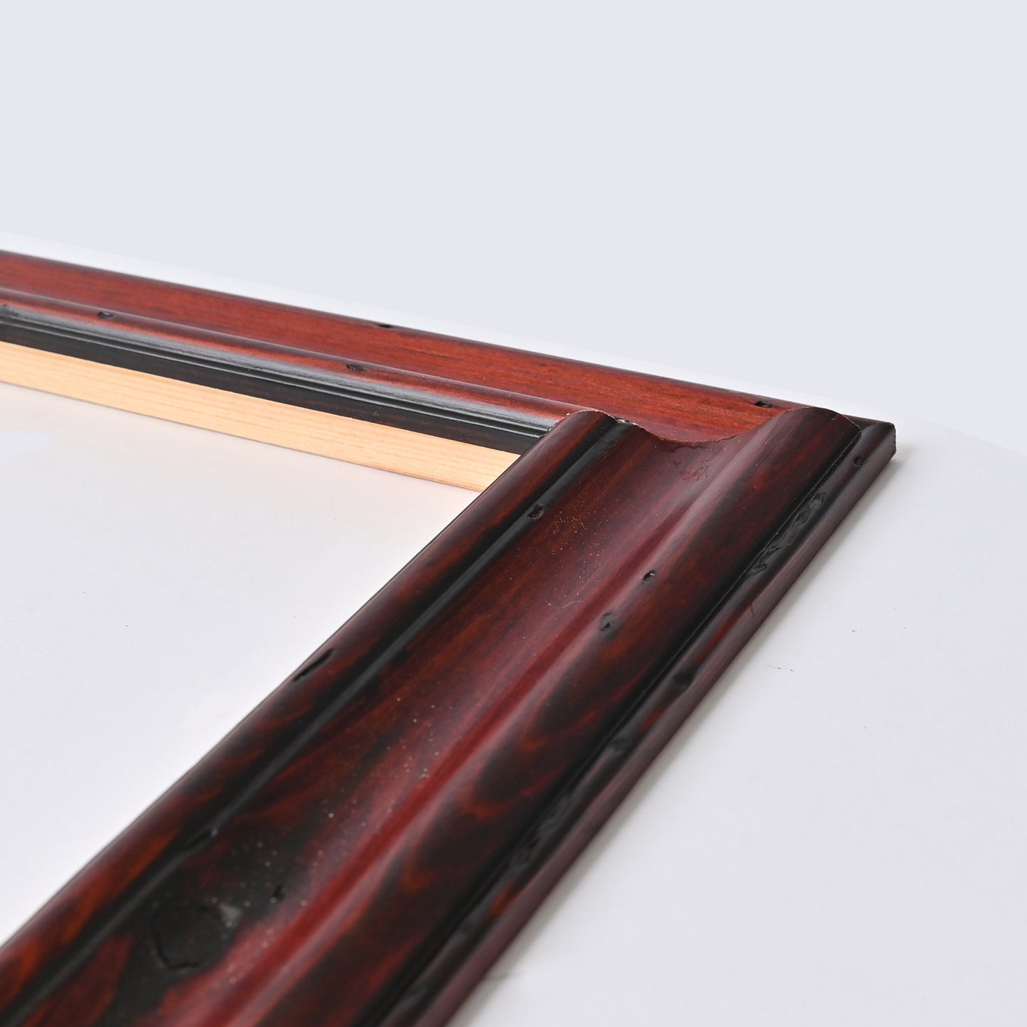 Rustic Traditional Profile Warm Mahogany Frame