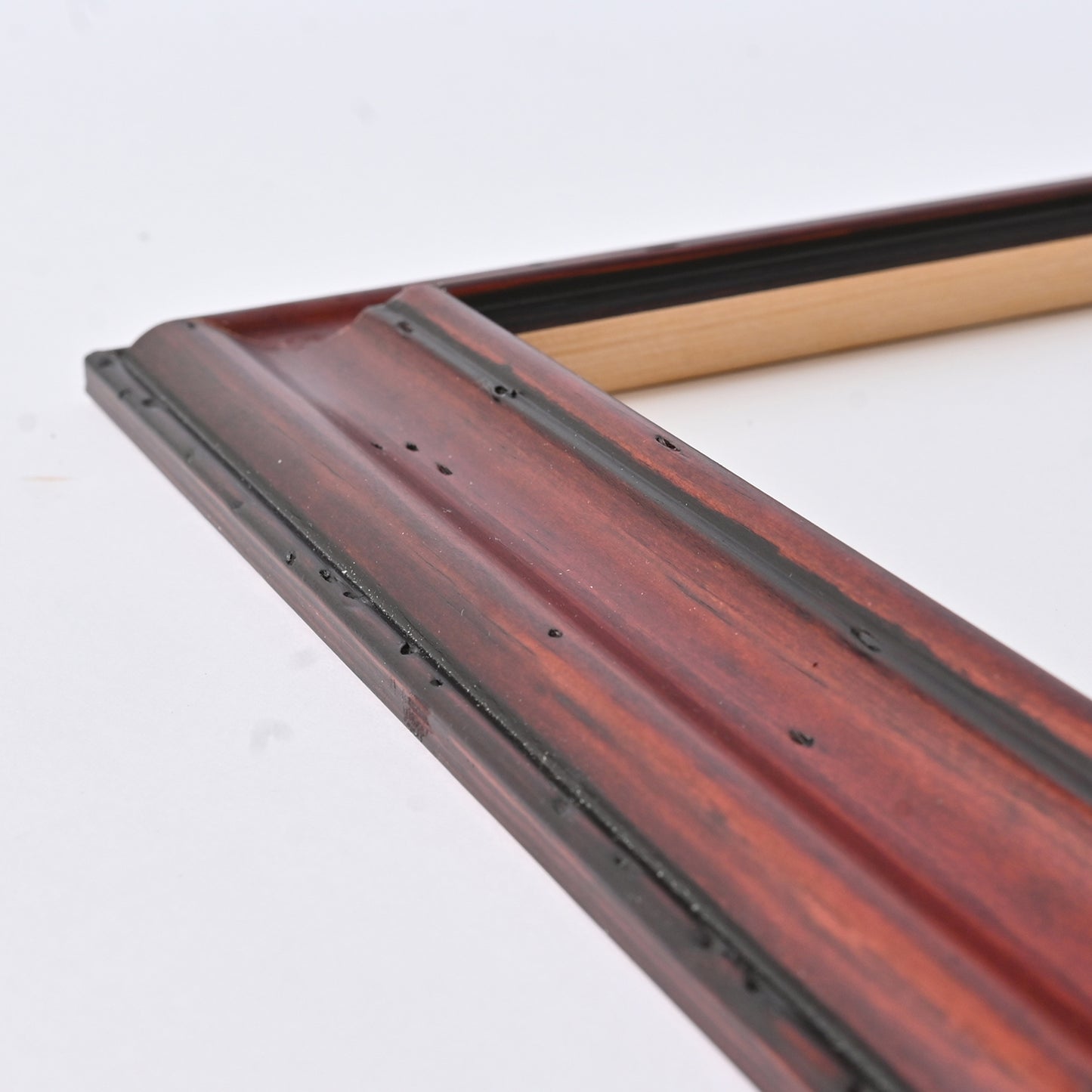 Rustic Traditional Profile Warm Mahogany Frame