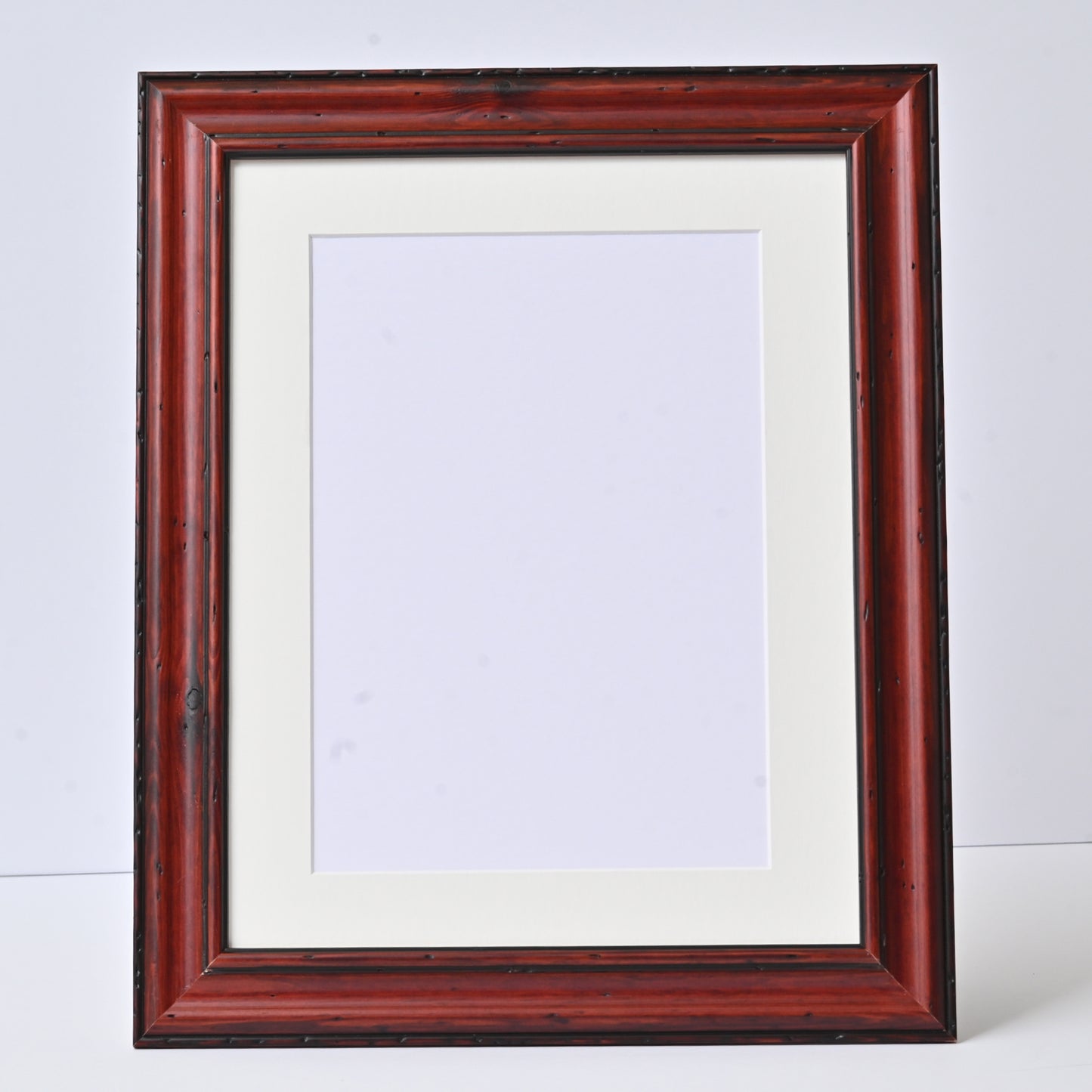Rustic Traditional Profile Warm Mahogany Frame