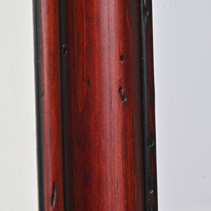 Rustic Traditional Profile Warm Mahogany Frame