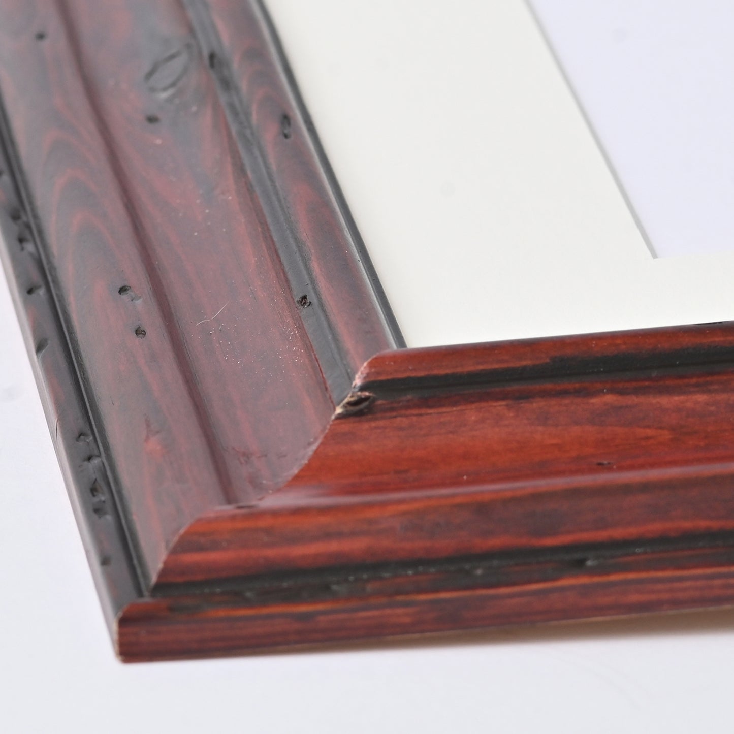 Rustic Traditional Profile Warm Mahogany Frame