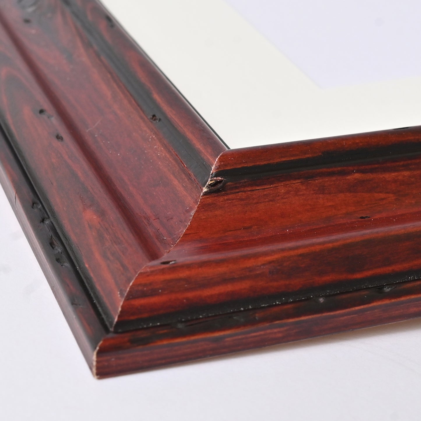 Rustic Traditional Profile Warm Mahogany Frame