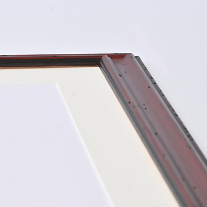 Rustic Traditional Profile Warm Mahogany Frame
