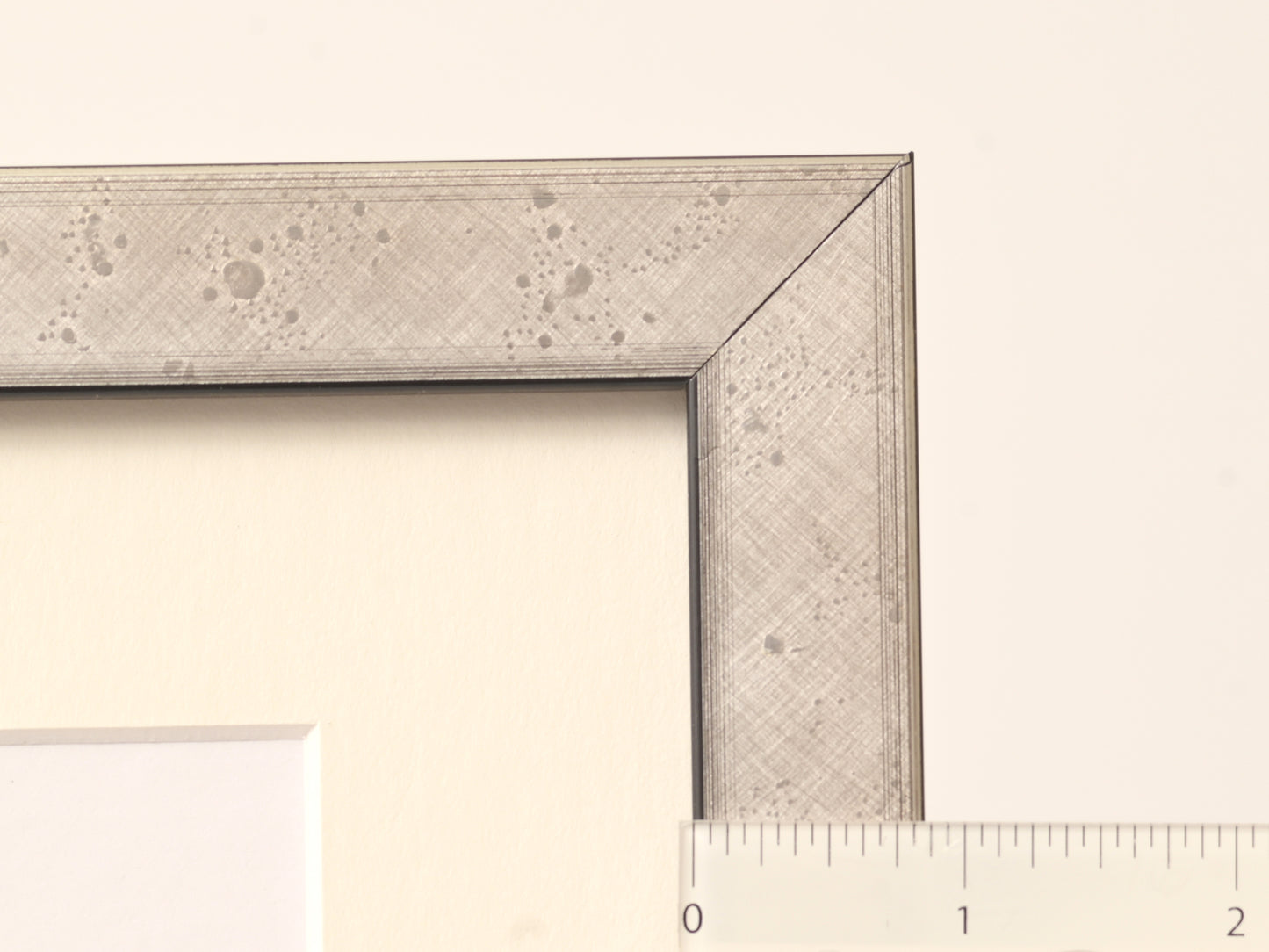 7165SI Silver Foil With Distressed Speckle Brushed Finish