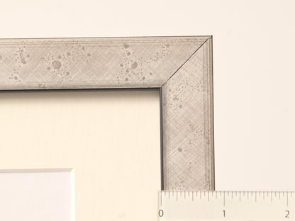 7165SI Silver Foil With Distressed Speckle Brushed Finish