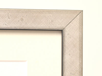 7165SI Silver Foil With Distressed Speckle Brushed Finish