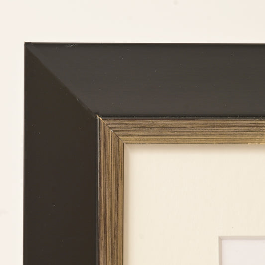 Slope Profile With Satin Black Finish and Brushed Silver Lip