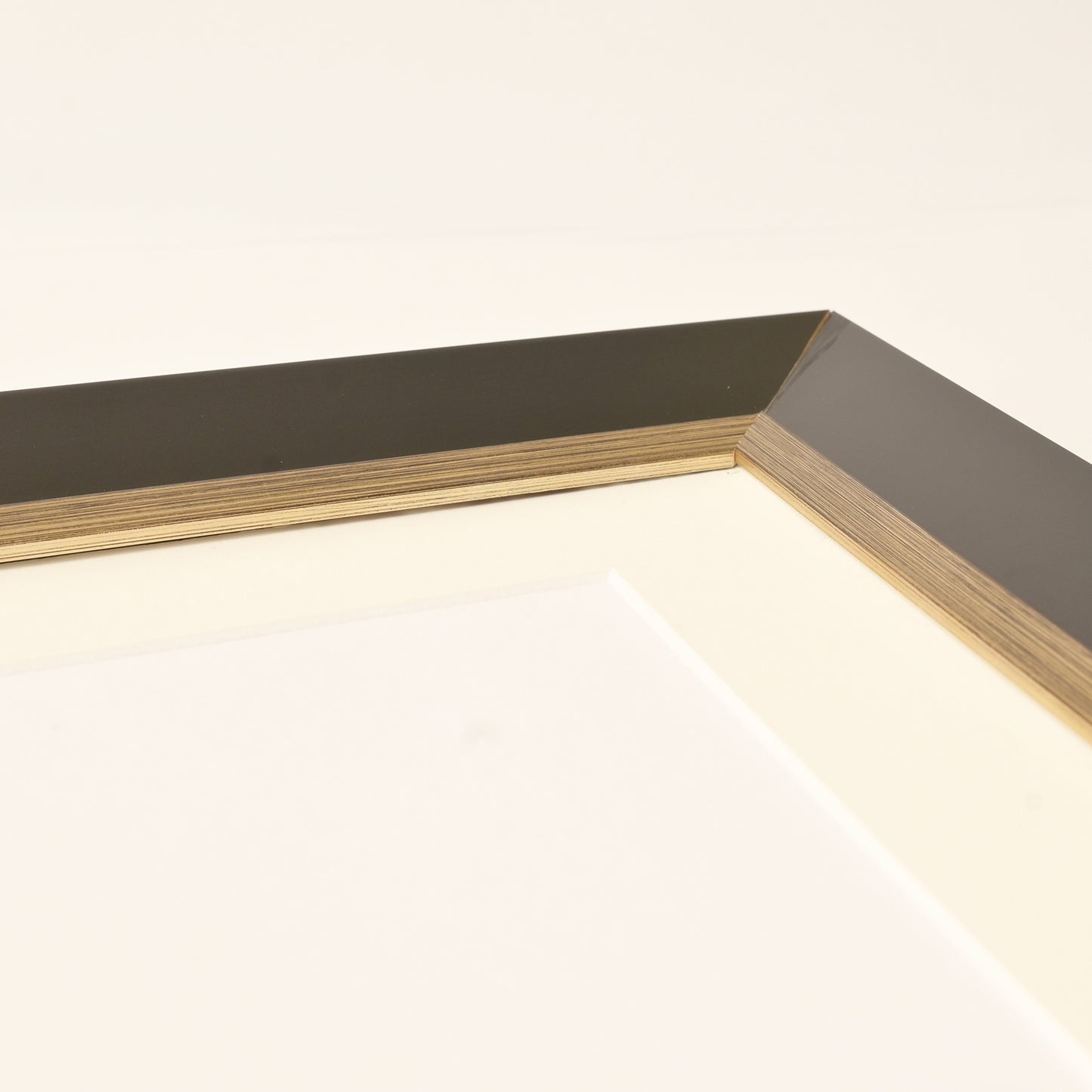 Slope Profile With Satin Black Finish and Brushed Silver Lip