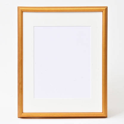 Metallic Bright Gold Picture Frame on Swan Profile