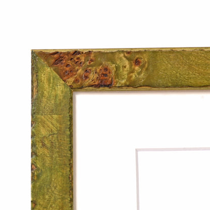 1857GN - Rustic Veneer With Green Stain And Sloped Profile
