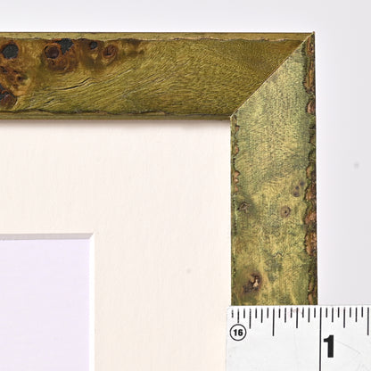 1857GN - Rustic Veneer With Green Stain And Sloped Profile