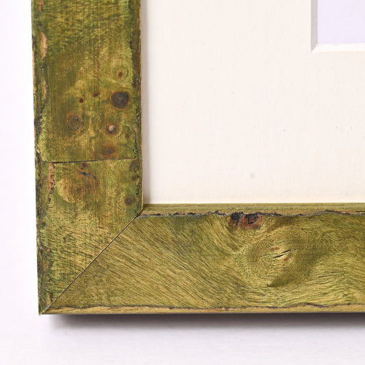 1857GN - Rustic Veneer With Green Stain And Sloped Profile