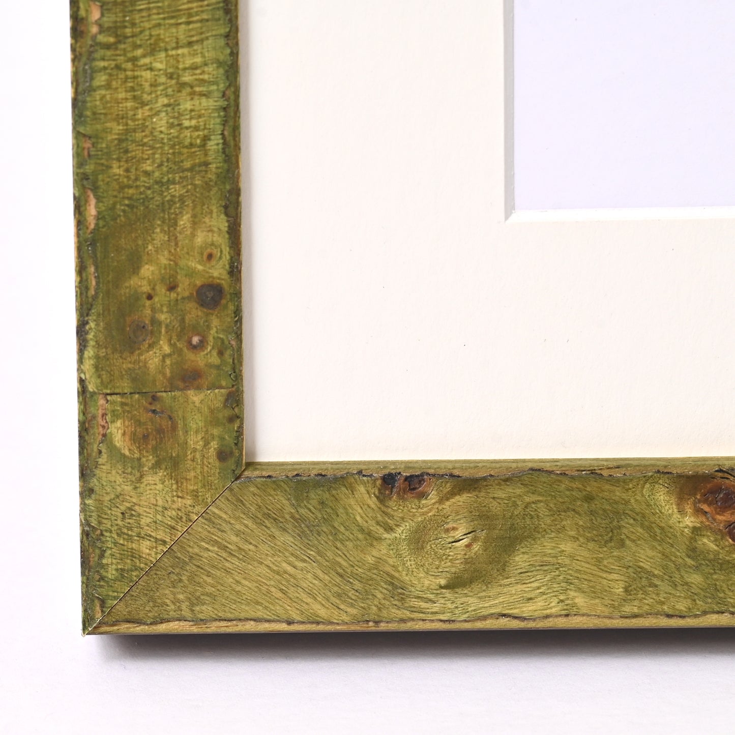 1857GN - Rustic Veneer With Green Stain And Sloped Profile