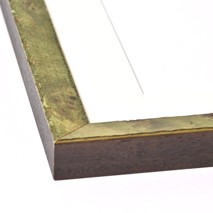 1857GN - Rustic Veneer With Green Stain And Sloped Profile