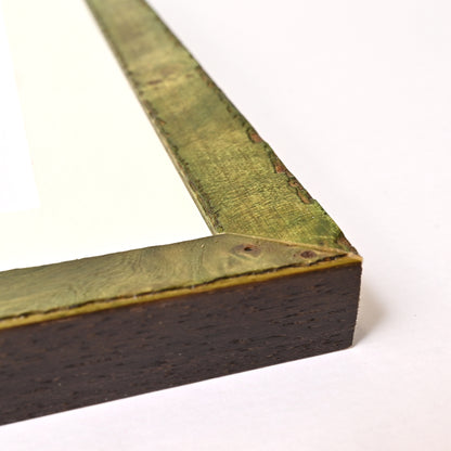 1857GN - Rustic Veneer With Green Stain And Sloped Profile