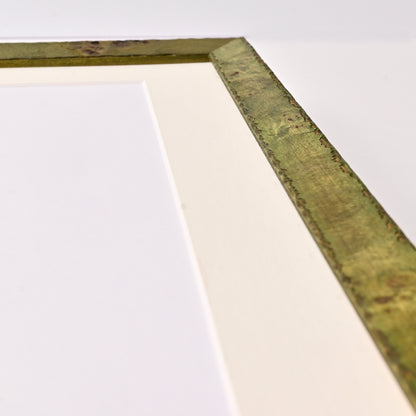 1857GN - Rustic Veneer With Green Stain And Sloped Profile