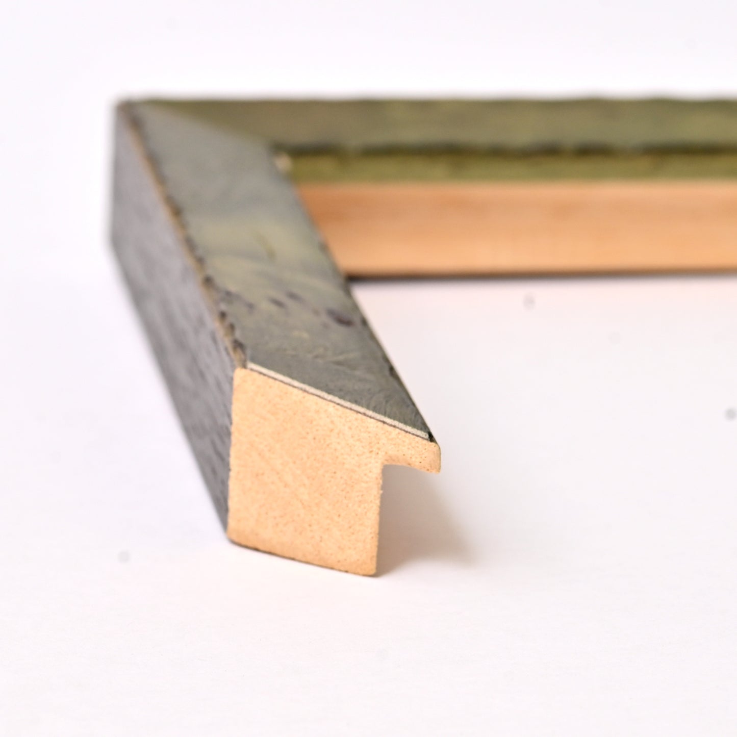 1857GN - Rustic Veneer With Green Stain And Sloped Profile