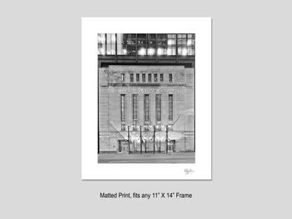 Toronto Stock Exchange Facade - Toronto Landmark Wall Art, Canvas Print, Framed Photo