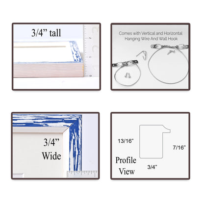 Berry Colored Real Wood Frame