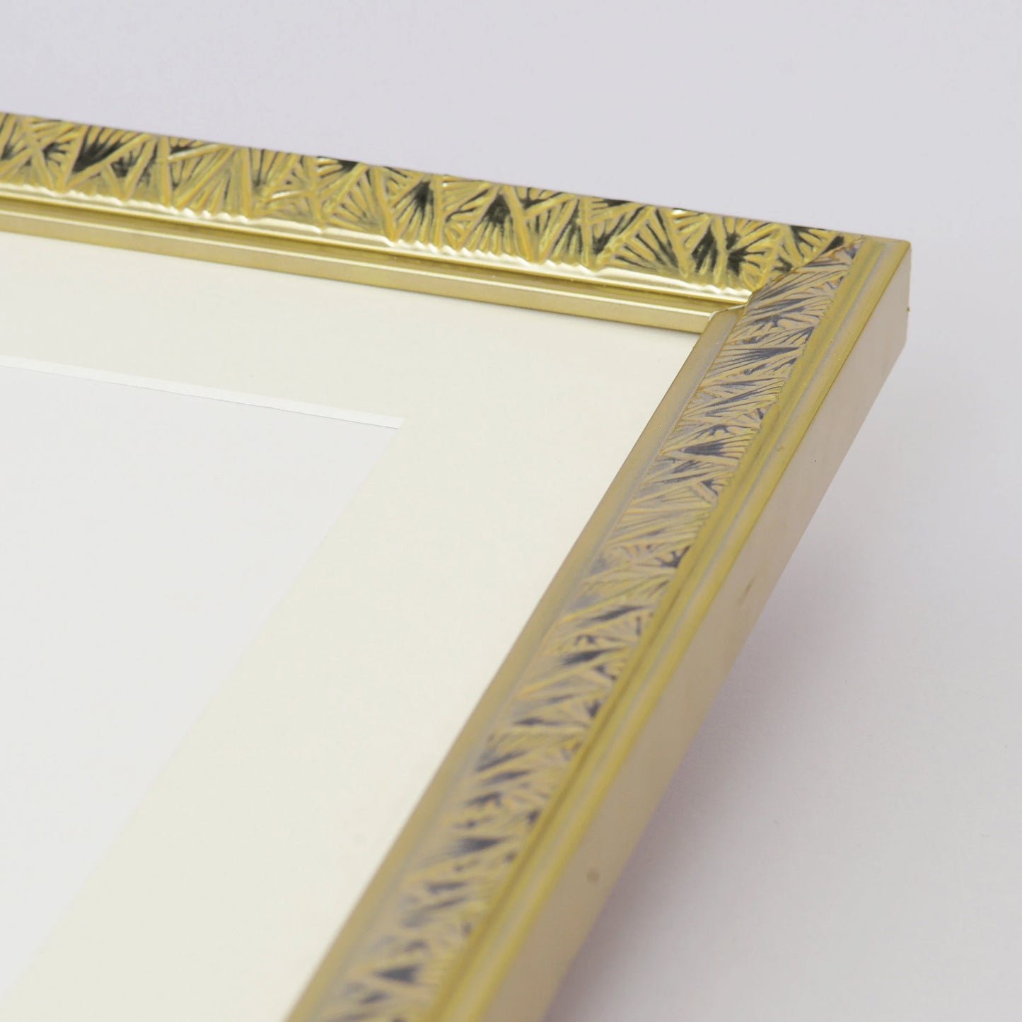 Art Deco Embossed Design Frame with Gold Foil Finish