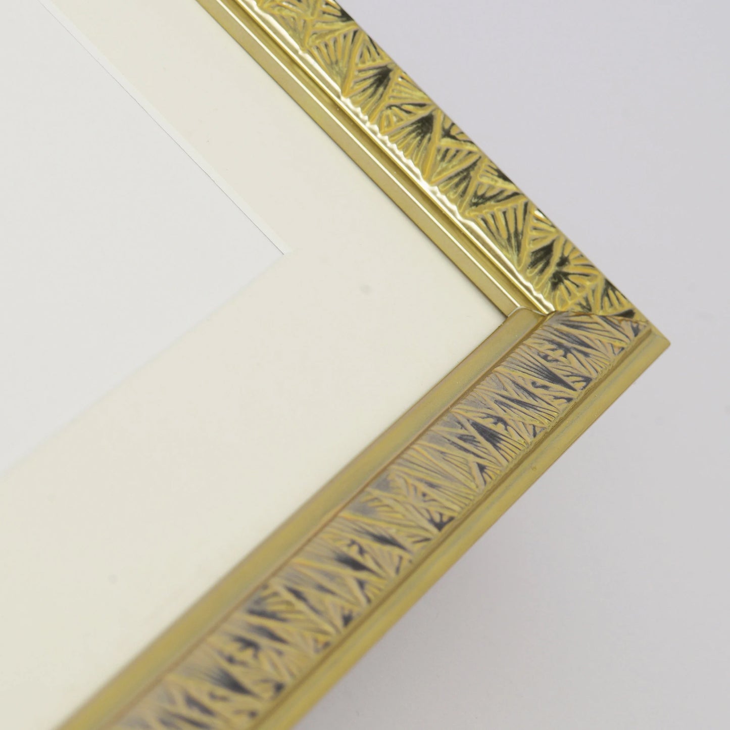 Art Deco Embossed Design Frame with Gold Foil Finish