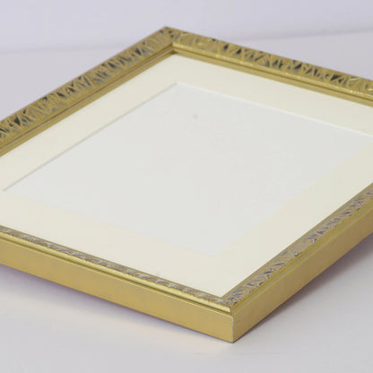 Art Deco Embossed Design Frame with Gold Foil Finish