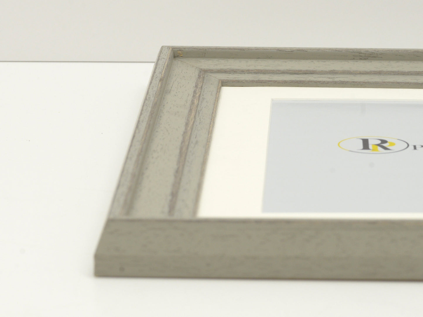 Misty Grey Stain With Brushed Finish And Stepped Lip