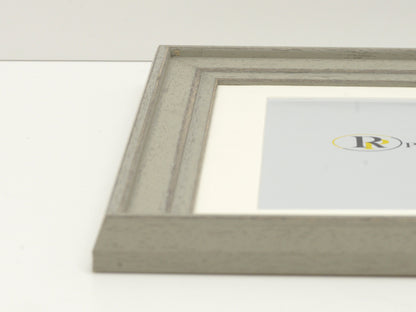 Misty Grey Stain With Brushed Finish And Stepped Lip
