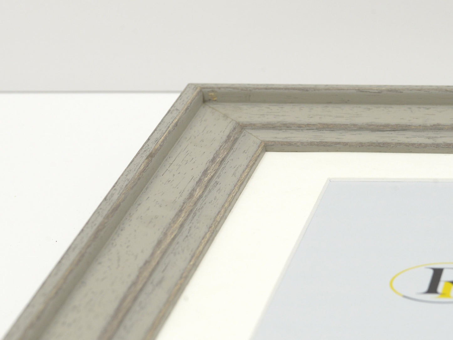 Misty Grey Stain With Brushed Finish And Stepped Lip
