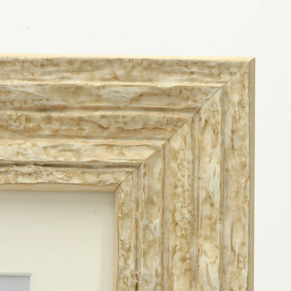 Marbleized Stone Finish Frame with Distressed Stone Profile