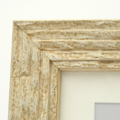 Marbleized Stone Finish Frame with Distressed Stone Profile