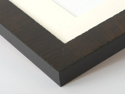 Distressed Authentic Olive Veneer With Charcoal Stain