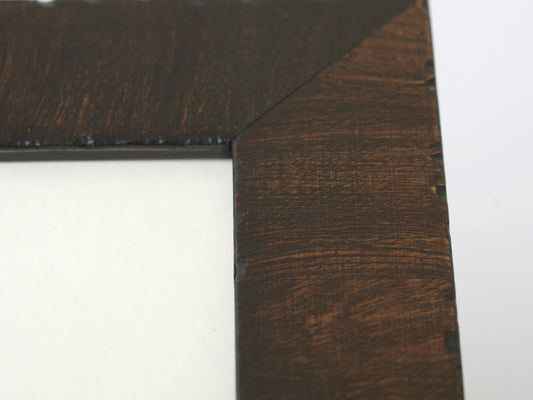 Distressed Authentic Olive Veneer With Charcoal Stain
