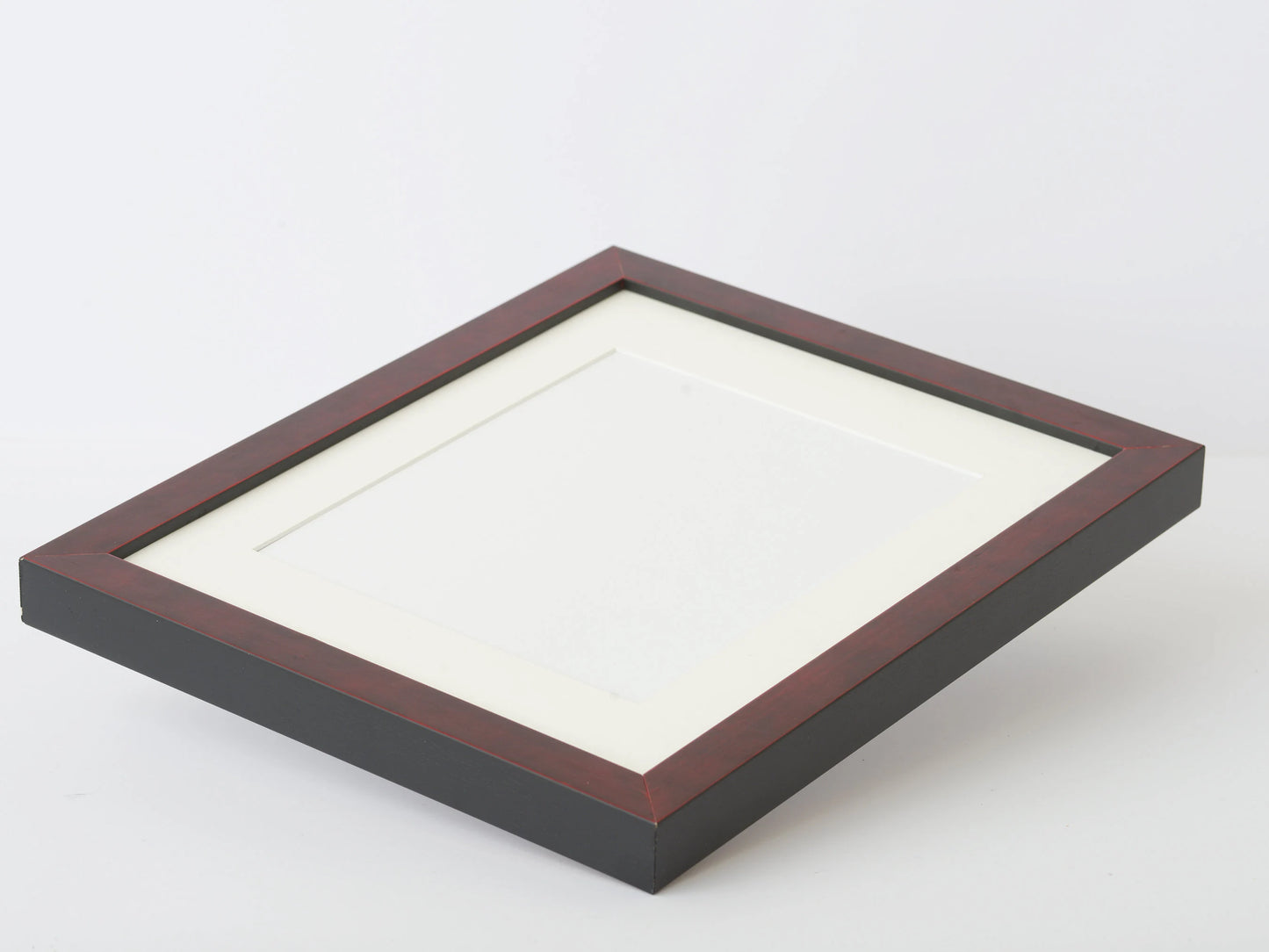 1” METALLIC RED FINISH ON A FLAT MODERN PROFILE