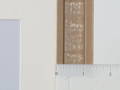 Distressed Weathered Finish With Tuscany Sand Stain White Undertones