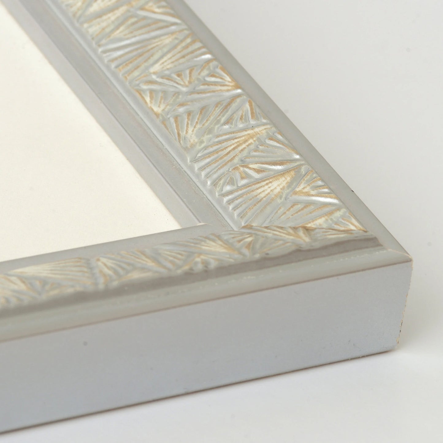 Art Deco Embossed Design Frame with Silver Foil Finish