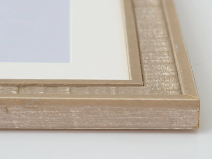 Distressed Weathered Finish With Tuscany Sand Stain White Undertones