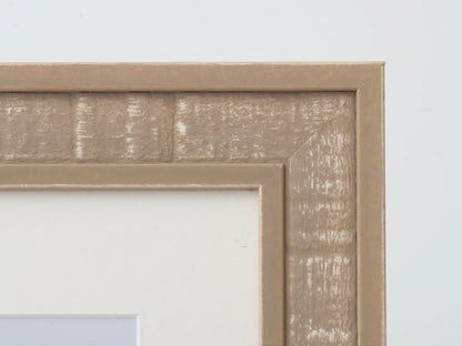 Distressed Weathered Finish With Tuscany Sand Stain White Undertones