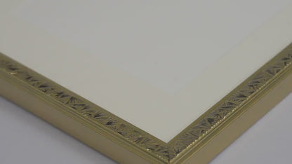 Art Deco Embossed Design Frame with Gold Foil Finish